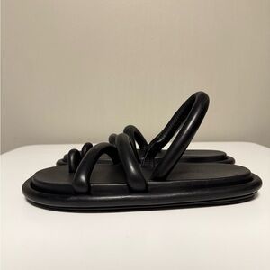 MARSELL Spalmata Toe-Ring Flat Sandals Black Women’s EU 37.5 US 7.5 UK 4.5